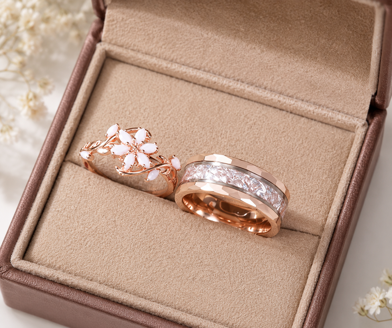 Zircon Couple Rings